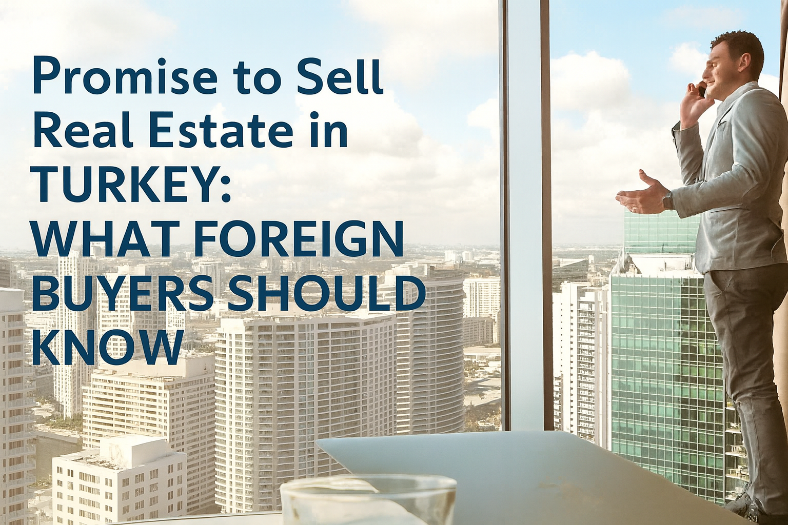 Foreign investor viewing Istanbul skyline—blog on Turkey’s Promise to Sell real estate agreements